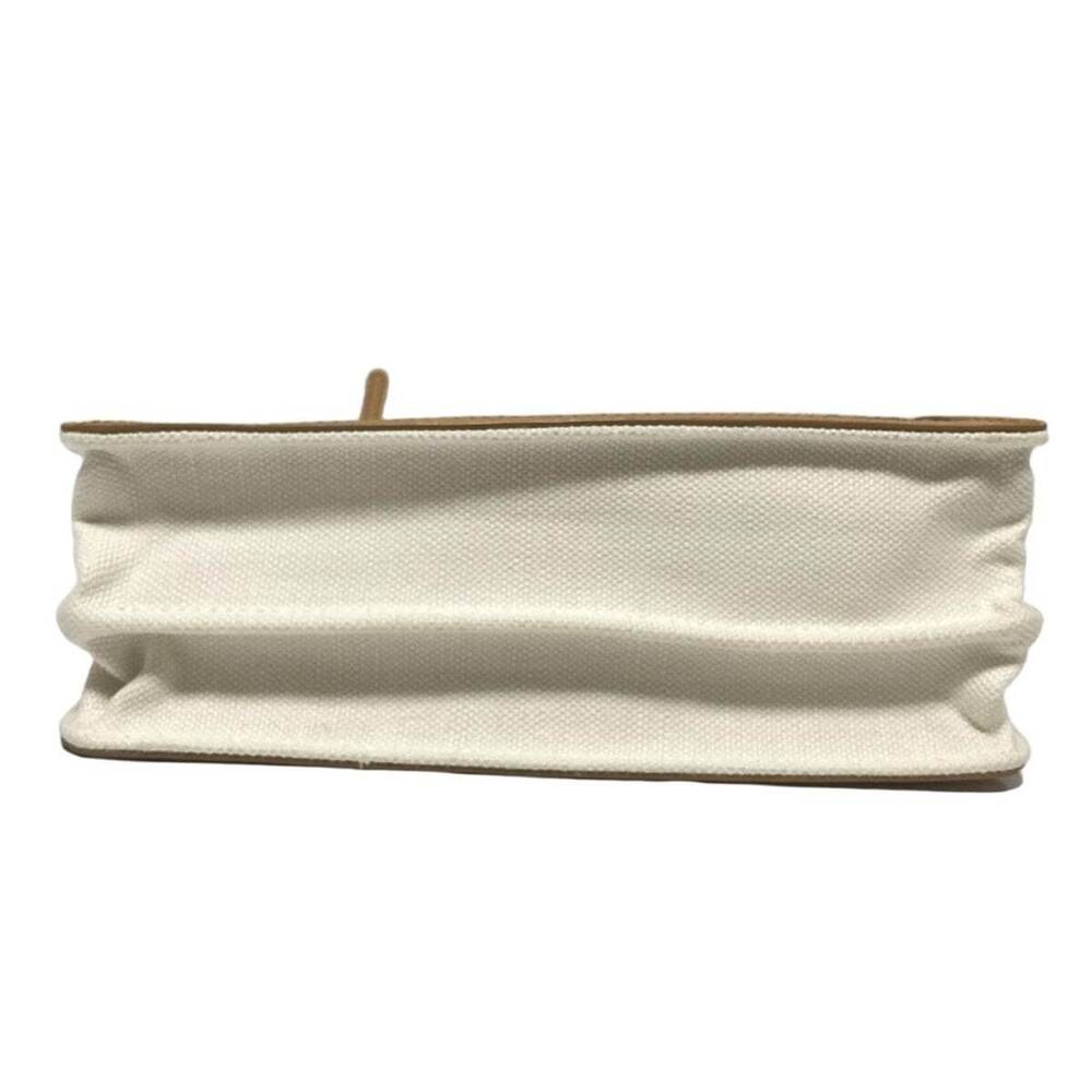 BALENCIAGA Navy Blue Pochette Shoulder Bag Black White Beige Leather - Picture 4 of 7